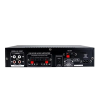AV-568 60W+60W Reproductor de Música Multimedia con Radio USB Directo, Mini Amplificador de Sonido HiFi Profesional para Uso Doméstico