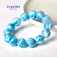 Perles de Larimar naturelles bleues de haute qualité, Kralen, sphères polies, cabochon rond, 4 mm, prix des pierres de Larimar provenant de pierres précieuses minérales