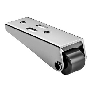 Roulettes de support encastrées pour meubles, roulettes verticales en acier inoxydable pour rail de porte coulissante, mini-poulie à roulement fluide pour pousser et tirer - Product Image 1