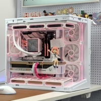 Boîtier PC vertical personnalisable NPC Rem OEM, tour ATX, châssis de bureau ARGB, verre trempé, boîtiers et tours d'ordinateur de jeu