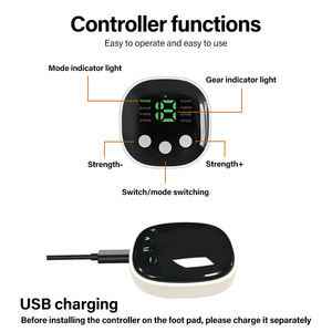 Productos más vendidos, masajeador de pies de pedicura portátil USB para uso doméstico, almohadilla de masaje <span class=keywords><strong>TENS</strong></span>, masajeador de pies EMS - Product Image 6