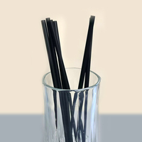 Displast Tumbler Colorful 2mm Machine Jetable Intéressant Pack Trois Verres Papier Change Potable Boba Set de Pailles