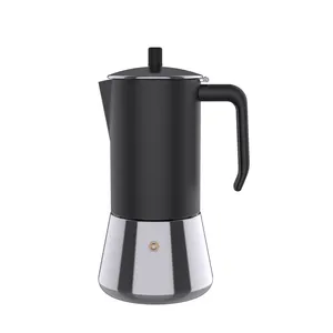 原始设备制造商Kahve Makinesi自助餐厅炉灶意式浓缩咖啡机1 2 3 6 9 12 14杯摩卡咖啡机铝制摩卡咖啡摩卡壶