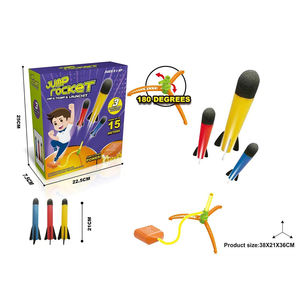 Sıcak satış açık hava basıncı pedalı roket oyunu köpük roket başlatıcısı oyuncak - Product Image 1