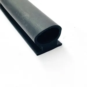 customized Three composite Extrusion U-type edge trim strip car door rubber seal strip gasket epdm cabinet door sealing strip