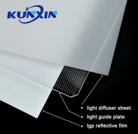 Rouleaux de film de diffuseur de PC optique en plastique adhésif blanc de haute qualité