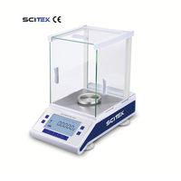 Balanza Analítica Electrónica SCITEK 0.0001g, Calibración Externa, Capacidad 320g, Tiempo de Estabilización 5s, Error de Linealidad 0.0003g, 30min