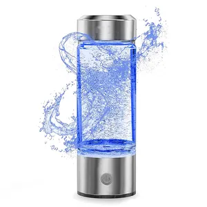 Generador de agua de hidrógeno portátil con tecnología SPE y Pem Botella generadora de agua de hidrógeno de vidrio portátil recargable