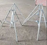 Support trépied galvanisé pour coffrage rotatif, étais de construction en acier, support trépied stable, étais de soutènement