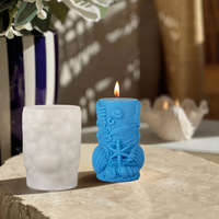 DUMO Marine Life Bougie Aromathérapie Moule en silicone DIY Spiral Diffuser Stone Ornament Mold Exclusivement pour l'approvisionnement transfrontalier