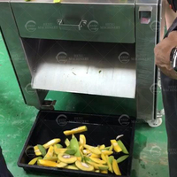 Rauwe mango groenteverwerkings-snijmachine SUS304 roestvrijstalen motor voor bakkerij fruitverwerking meelfabriek 220V/380V