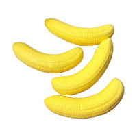Jouet anti-stress en forme de banane avec mousse PU – Banane jaune moelleuse et juteuse – Conception personnalisable pour étudiants