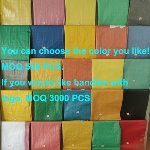 Tùy chỉnh Thêu Logo Màu đen thêm lớn PP dệt <span class=keywords><strong>Tote</strong></span> Túi sinh thái thân thiện với dài và ngắn xử lý cho chương trình khuyến mãi - Product Image 6