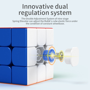 Khối lập phương từ tính MOYU RS3M RS2M RS4M 3x3x3, đồ chơi xếp hình <span class=keywords><strong>3D</strong></span> giáo dục, khối lập phương kỳ diệu, hộp nhựa trong suốt, đồ chơi unisex, chất liệu ABS, nhiều màu sắc - Product Image 3