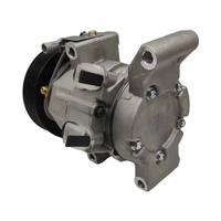 Compresor de Aire Acondicionado para Automóvil 10S11C 7PK-120MM Salida Derecha para Toyota Hilux 2.5-3.0L Compresor de Aire Acondicionado de Acero Juego Completo