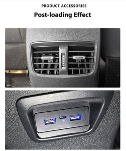 Ruifeng Landa para <span class=keywords><strong>Toyota</strong></span> para <span class=keywords><strong>Corolla</strong></span> Cross, <span class=keywords><strong>nuevo</strong></span> Kit de modificación <span class=keywords><strong>Interior</strong></span>, salida de aire acondicionado trasero, caja de reposabrazos <span class=keywords><strong>Interior</strong></span> - Product Image 6