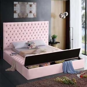 PZCN HOME Luxury <strong>Beauty</strong> Upholstered Bedroom <strong>Bed</strong> Frame Bedroom Furniture Sleeping <strong>Bed</strong> Furniture Bunk <strong>Bed</strong> for Adult for Family - Product Image 6
