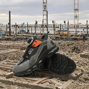 Chaussures de sécurité de travail pour hommes ZP, embout en acier, laçage rapide, légères, coussin d'air intelligent, personnalisées pour l'hiver, l'été, le printemps, l'automne - Product Image 2