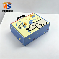 Cajas de Envío de Cartón Corrugado Reciclable con Logotipo Personalizado para Regalos, Zapatos, Ropa, Cajas de Correo Postal para Pequeñas Empresas, MOQ Bajo