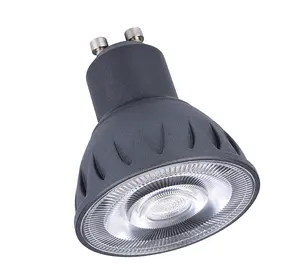 Led de 5 vatios proyector gu10 cob bombilla lámpara de pared lámpara adecuado lampadas gu10 regulable 3500k, verde azul, rojo color opción