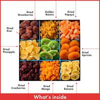 Plateau de fruits secs de qualité alimentaire personnalisé, mélange de fruits, boîte cadeau gastronomique, plateaux compartimentés, plateau à compartiments, impression offset