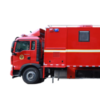 Camion de pompiers SEENTONE à mousse d'eau haute résistance, moteur diesel 25 tonnes, transmission manuelle, norme d'émission Euro 6, spécial sauvetage et lutte contre les incendies