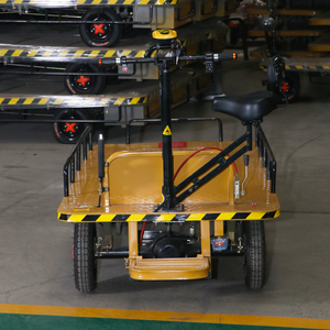 Chariot de manutention électrique robuste à quatre roues pour le transport de palettes et de marchandises en entrepôt et logistique - Product Image 1