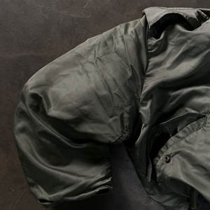 Chaqueta Impermeable Reversible de Nailon, Gruesa, Abrigada, con Hombros Caídos, Estilo Bomber, Holgada, para Exteriores, Color Naranja Brillante - Product Image 6