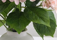 Hydrangea artificielle grand format rose toucher réel, tige de fleur d'hortensia écologique pour décoration de mariage et de fête, bouquet