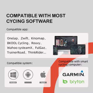 Vélo d'exercice à domicile X2 MAX avec accessoires, entraîneur de vélo intelligent interactif pour l'intérieur - Product Image 3