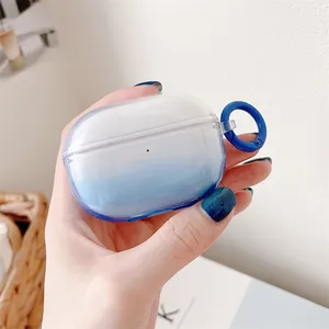 Funda de auriculares de silicona suave transparente colorida degradada para Xiaomi Redmi Buds <span class=keywords><strong>5</strong></span> <span class=keywords><strong>Pro</strong></span> para caja de funda transparente para auriculares - Product Image 5