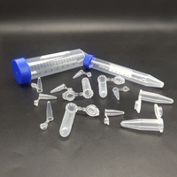 Tube à centrifuger à fond conique en plastique PP de 50ml avec échelle 15ml
