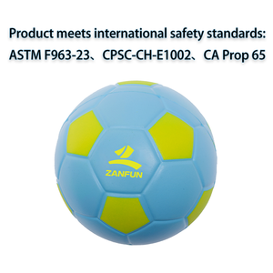 ZANFUN - Balón de Fútbol de Espuma Suave de 7.5 Pulgadas para Niños, Adolescentes y Adultos, para Práctica en Interiores, Juegos en el Patio Trasero, <span class=keywords><strong>Playa</strong></span>, Piscina - Product Image 1