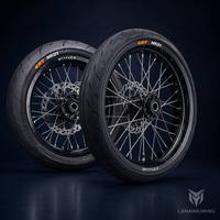 Nouvel ensemble de roues Sur Ron Ultra Bee Sumo 17 pouces, moyeu CNC léger, jante noire renforcée, spécifications de course pour moto électrique, garantie 1 an