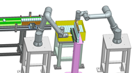 Robot collaboratif FR10 Cobot de haute qualité 10kg charge utile 1400mm envergure pour la construction Restaurant agriculture-état neuf et utilisé