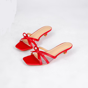 Sandali da donna taglie forti neri, rossi, oro, argento, beige con tacco a spillo sottile, <span class=keywords><strong>aperti</strong></span> sul davanti, per esterni - Product Image 5