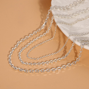 Nueva joyería Takahashi Goro <span class=keywords><strong>Goros</strong></span> Retro Cadena de esquina pluma versátil Cadena de clavícula joyería de boda - Product Image 4