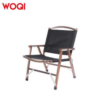 Silla Plegable para Camping Woqi, Marco de Aluminio y Madera, Tela Oxford, Silla Portátil para Jardín, Diseño Ligero y Plegable - Product Image 2