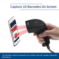 Nuevo diseño de escáner de código de barras Bluetooth 1D y 2D, impresora inalámbrica, lector de códigos QR, láser, interfaz USB, papel tamaño A4