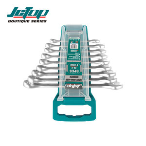 JCTOP kunci pas kombinasi profesional, 9 buah kunci pas dengan rak pemegang kunci pas - Product Image 4