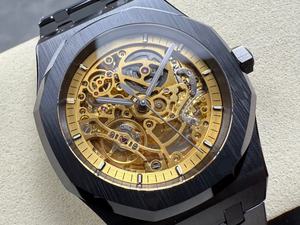 Montre mécanique de plongée de luxe de qualité supérieure, étanche, 41 mm, mouvement THB Factory 3132, céramique noire 15412 - Product Image 2