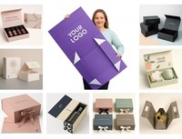 Anpassbare Faltbare Magnetbox Vollständig Vorrätige Luxus-Pflegeprodukte Faltbare Papierbox mit Magnetverschluss Geschenkbox
