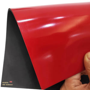 Hoja de goma roja brillante para hombres y mujeres, suela y suelas de alta calidad, fabricante de China - Product Image 1