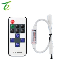 Contrôleur intelligent sans fil RF à double source rouge RF11, contrôleur de variateur LED monochrome pour bande LED