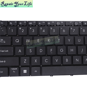 US ไม่มีคีย์บอร์ดแบบมีไฟพื้นหลังสำหรับ <span class=keywords><strong>ASUS</strong></span> X1502 X1504 B1502 X1605V X1603Z M1603Q <span class=keywords><strong>M1502</strong></span> R1504 X1505 S3604V M3604 0KNX0-5102US00 คีย์บอร์ด - Product Image 4