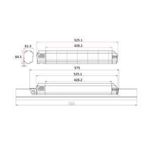 Batterie solaire SSE 48V 12,8 ah 14ah 672Wh <span class=keywords><strong>TSDZ</strong></span> 500W batterie Semi-intégrée pour vélo électrique Aureus Drive avec chargeur - Product Image 3