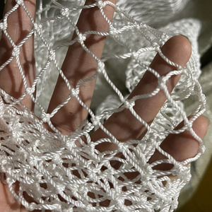 Tewango thắt nút lưới lưới trắng Nylon thể thao hàng rào <span class=keywords><strong>Net</strong></span> trang trại nuôi trồng thủy sản cá bảo vệ nhựa chống chim lưới - Product Image 4