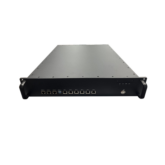 10 Ports 1U Rack Firewall with  6 Gigabit Industrial Networking USB Router VPN Server for Data Center