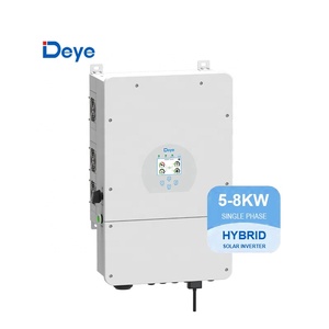 Onduleur solaire hybride Deye monophasé 8 kW 10 kW 12 kW version UE 48 V batterie LiFePO4 transformateur IP65 garantie 5 ans - Product Image 1
