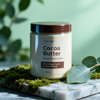 LANTHOME – Crème corporelle riche et pure au beurre de cacao, naturelle, douce, efficace, avancée, pour usage quotidien, avec logo personnalisé en gros